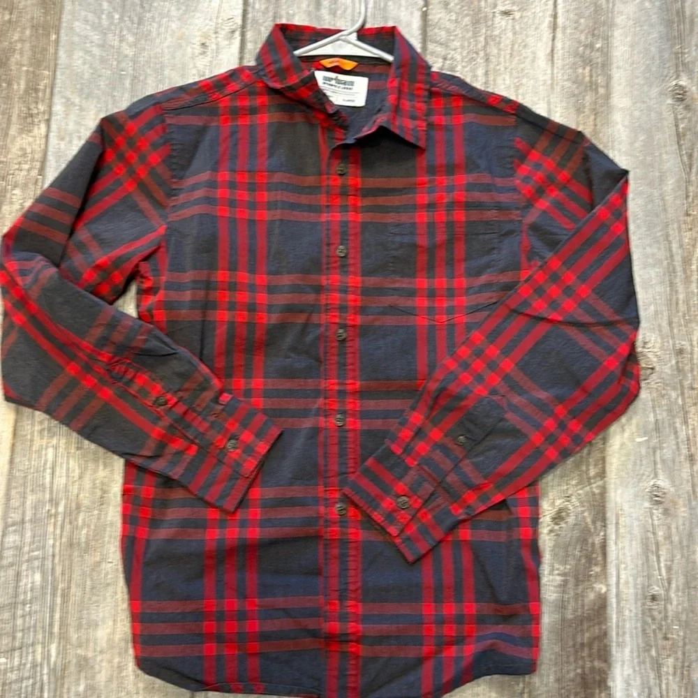 Youth Boys size XL Urban Pipeline  button-down max flex long sleeve shirt top